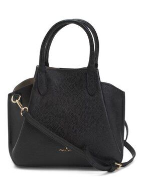 CHIARA FERRETTI Made In Italy Leather Side Wings Satchel
